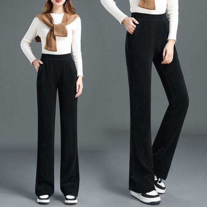 Jasmine™ | High Waisted Elastic Corduroy Pants