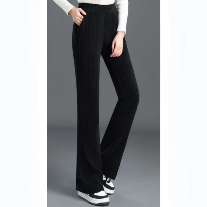 Jasmine™ | High Waisted Elastic Corduroy Pants