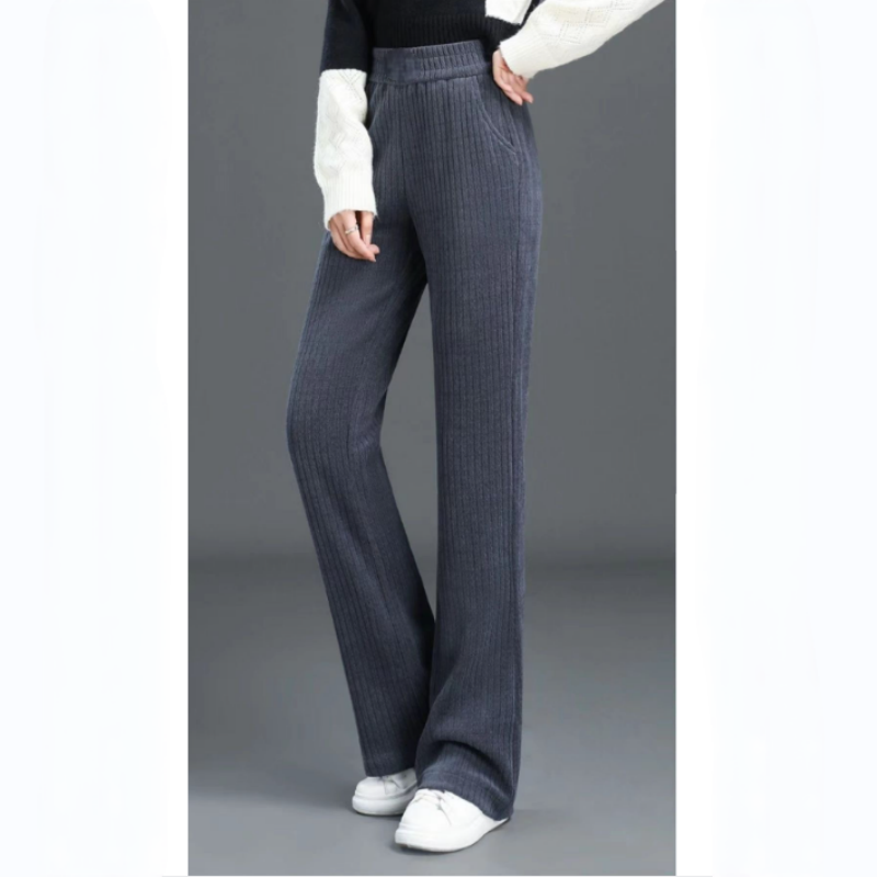 Jasmine™ | High Waisted Elastic Corduroy Pants