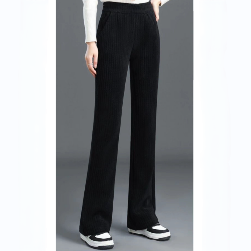 Jasmine™ | High Waisted Elastic Corduroy Pants