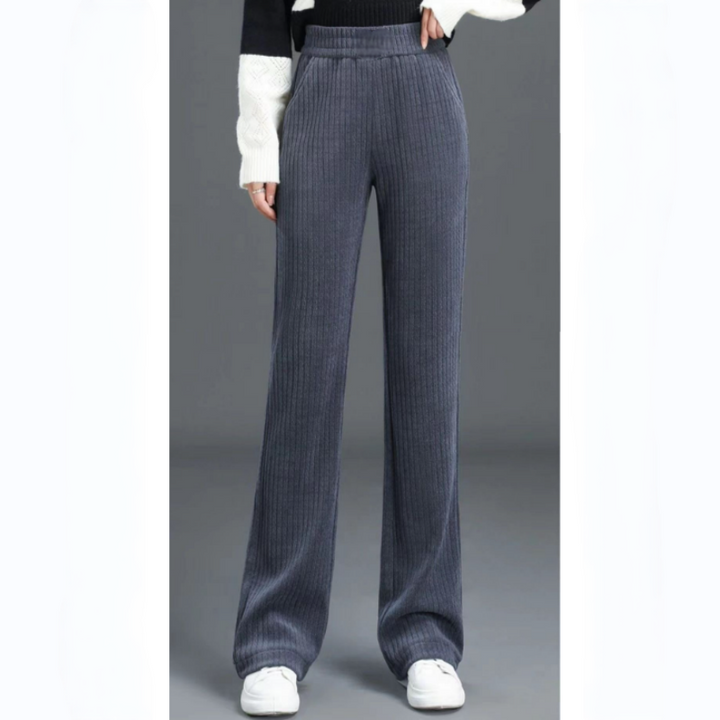 Jasmine™ | High Waisted Elastic Corduroy Pants