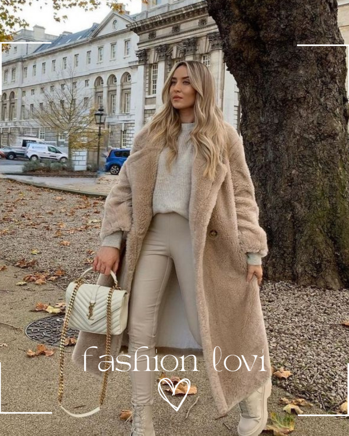 ElleGems | Long Teddy Coat